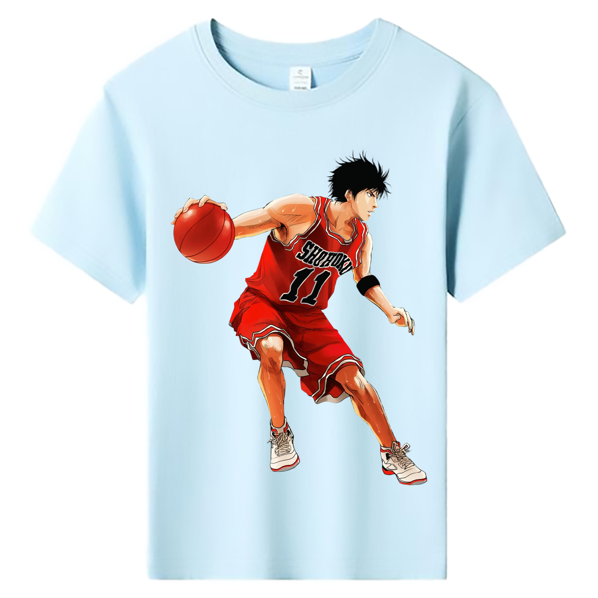 （画像用） SLAM DUNK／スラムダンク 綿100％キッズTシャツ（フロントプリント）